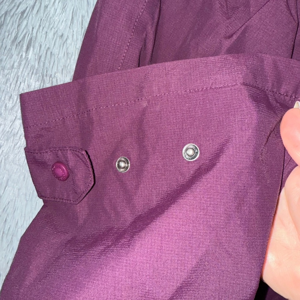 Cabelas Womens Burgundy‎ Nylon Lined Windbreaker/ SKI Pants Size Medium - Picture 4 of 4